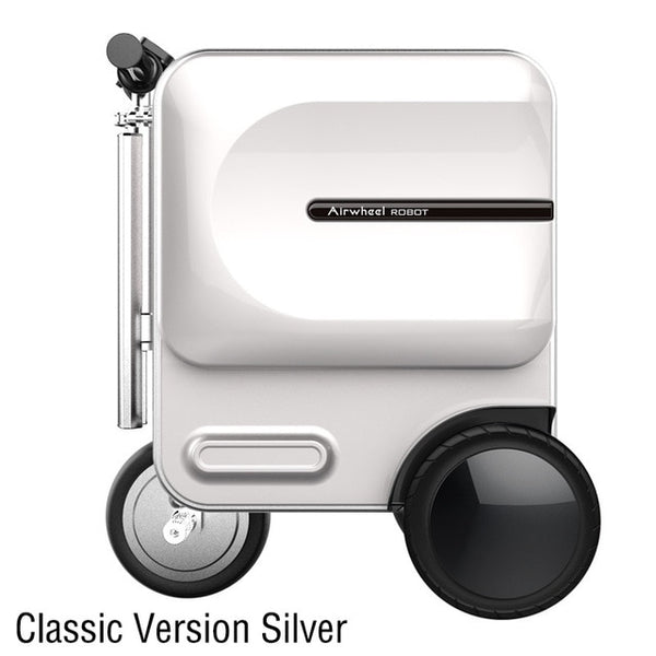 Electric Riding Trolley Travel Suitcase.Luxurious Intelligent Carry on Robot