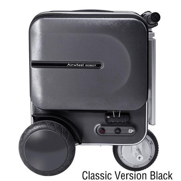 Electric Riding Trolley Travel Suitcase.Luxurious Intelligent Carry on Robot