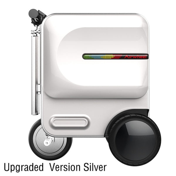 Electric Riding Trolley Travel Suitcase.Luxurious Intelligent Carry on Robot